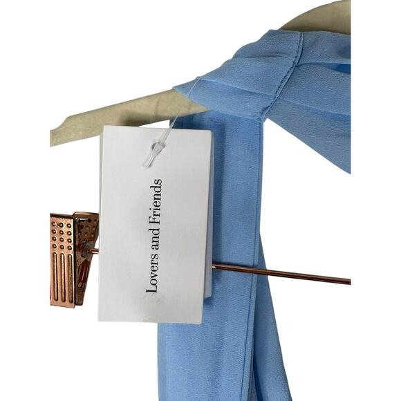 Lovers and Friends Gisele Gown Maxi Halter Formal Elegant Wedding Party Gala S - Picture 9 of 10